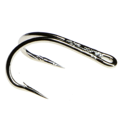 Крючок Fulling Mill Tube Fly Double Silver Hook S8