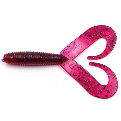 Силиконовая приманка Yaman Pro Loop-Two 3" цвет #04 - Grape (уп.5 шт)