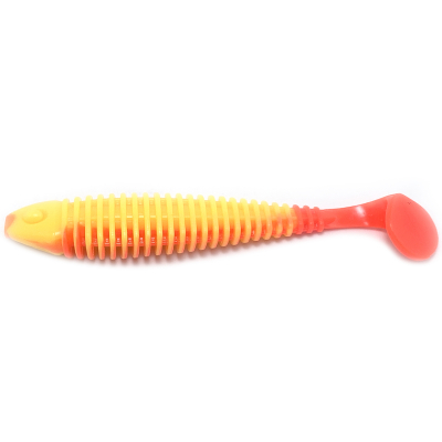 Силиконовая приманка Boroda Baits Shemaya 135 mm цв. СЫРНЫЙ/КРАСНЫЙ (Cheesy/Red)-214i