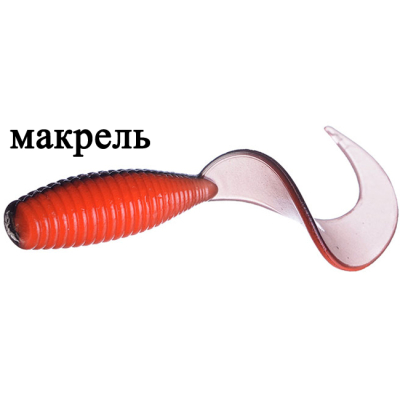 Твистер Flagman Moon 1" цв. carrot oil 20pc macrell