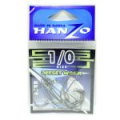 Крючок офсетный Hanzo Offset Worm BLN №1/0 (уп. 10шт.) OW-001-1/0-bln