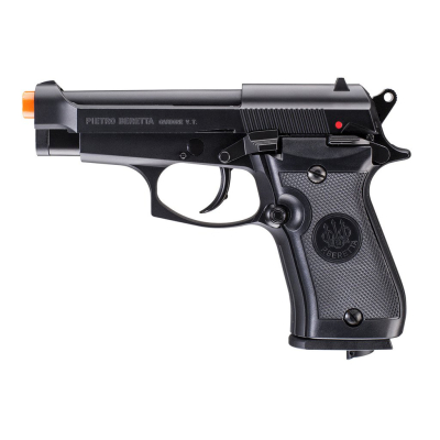 Пистолет пневматический Beretta M84 FS сплав, черный,  (Blowback)
