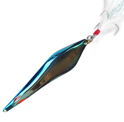 Блесна GT-BIO Fox 40гр.,  серебросиний  GT-32T