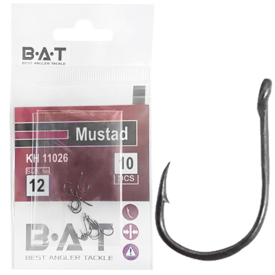 Крючки BAT Mustad КН 11026 (№ 8) уп.10