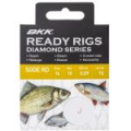 Крючок одинарный с поводком BKK Ready Rig Diamond - Sode NI (A-BW-2819) #6, Ø 0.18, 70cm (10шт)