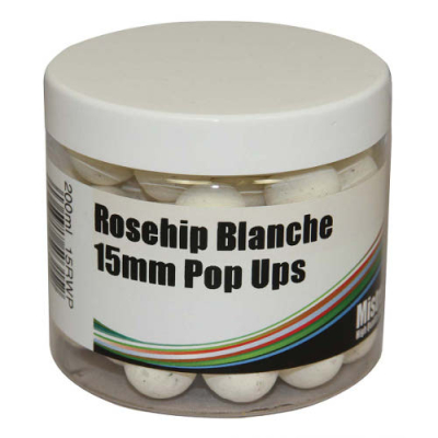 Бойлы Mistral Baits Pop-Up 15mm 200ml Roseship White 15RWP (шиповник белый)