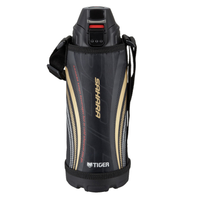 Термос спортивный Tiger MBO-E080 Black 0.8л (нержавеющая сталь, цвет крышки черный, цвет термоса стальной)