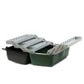 Ящик Nautilus 138 Tackle Box 6-tray Green-Grey