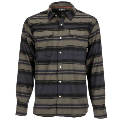 Рубашка Simms Gallatin Flannel LS Shirt, Stripe, XL