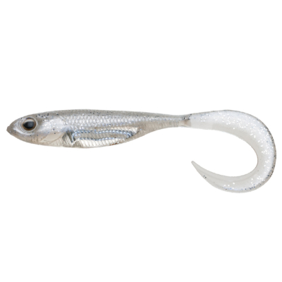 Мягкие приманки Fish Arrow Flash J Grub 4.5" SW #100 - SHIRASU/SILVER