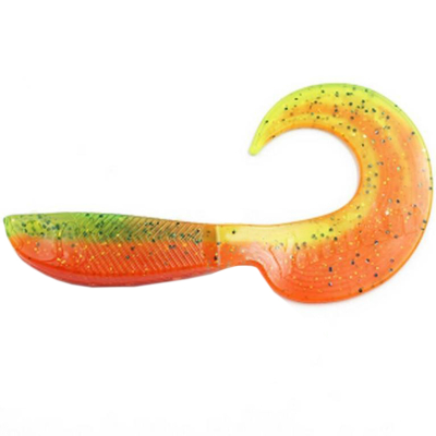 Силиконовая приманка Yaman Pro Mermaid Tail 3" цвет #16 - Arbuz (уп. 10 шт.)