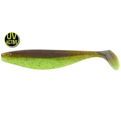 Силиконовая приманка Balzer Shirasu UV Booster Shad 2.0 13см/15гр. цв. Green Pumpkin (13750 713)