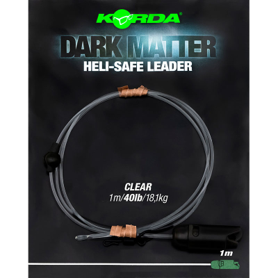 Монтаж готовый Korda Dark Matter Leader Heli Safe 1м Clear 40lb