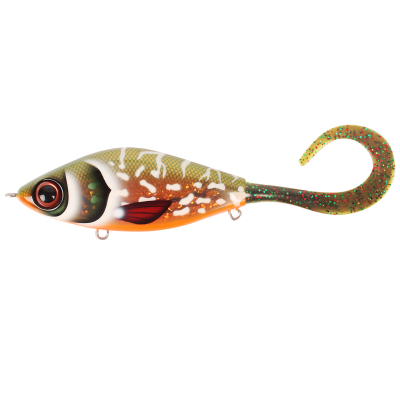 Джеркбейт Strike Pro Guppie DS тонущий 9см 35,7гр цв. TR-007 Copper Pike - Mossgreen Glitter