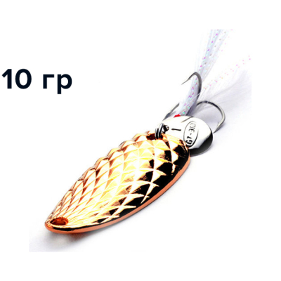 Блесна GT-BIO Pineappie Spoon 10гр, золото GT-32T