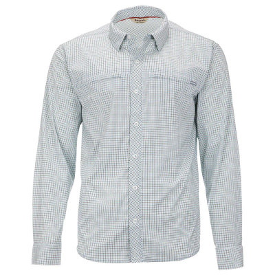 Рубашка Simms Stone Cold LS Shirt, Sterling Morada Plaid, XL