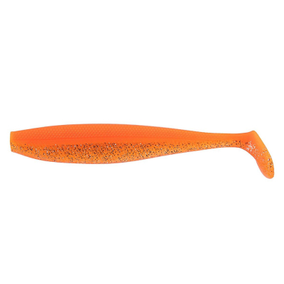 Силиконовая приманка Helios Trofey 5.5"/14см Orange & Sparkles 4шт. (HS-25-022)