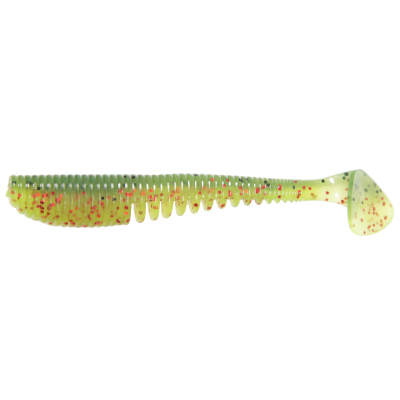 Силиконовая приманка Kaida Squid 4.4" 11cm 10g Green Lemon-6tails HT#007