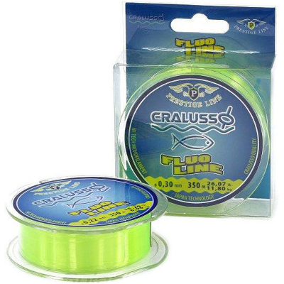 Леска Cralusso Fluo-yellow Prestige 150м - 0,22мм
