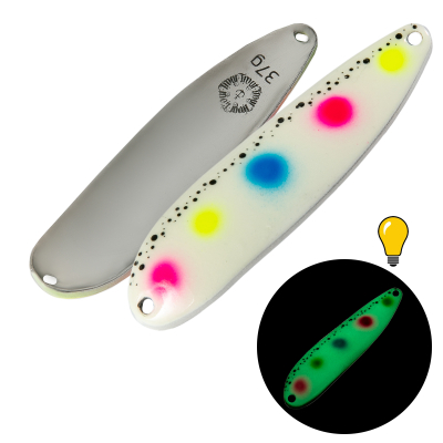 Блесна колеблющаяся Trout Bait Big Salamander 37 гр. цвет 535/GLOW