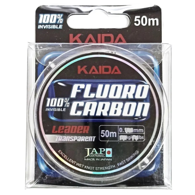 Леска Kaida Fluoro прозрачная 50м 0,45мм