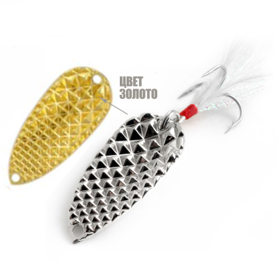 Блесна GT-BIO Cicada-Diamond Type 5.1см. 15гр., золото   GT-32T