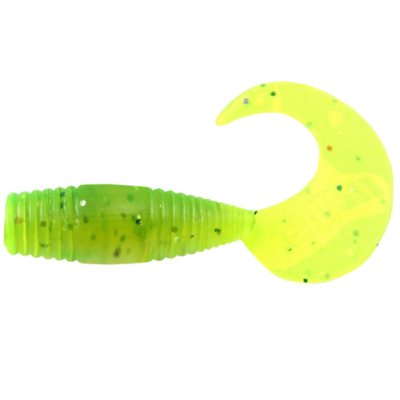 Силиконовая приманка Yaman Pro Spry Tail 3" цвет #10 - Green pepper (уп. 8 шт.)