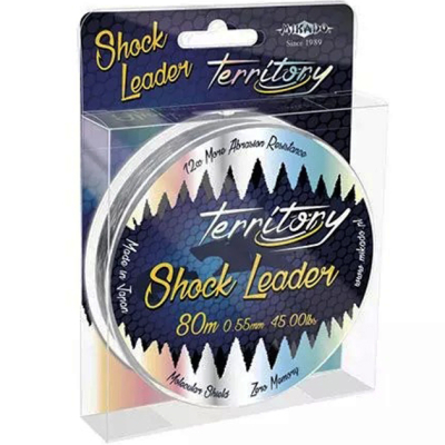 Шок-Лидер Mikado Territory Shock Leader 45lbs/0.55mm (80м) - 20кг зелёный (ZTSL-055G)