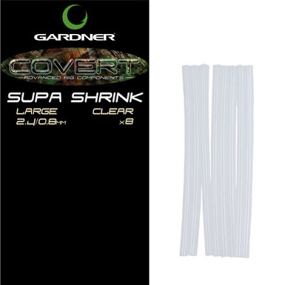Трубка термоусадочная Gardner Covert Supa Shrink Tube LARGE CLEAR (8х7,5сm) SHK2
