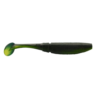 Виброхвост Mottomo Typhoon 10см Green Minnow 5шт.