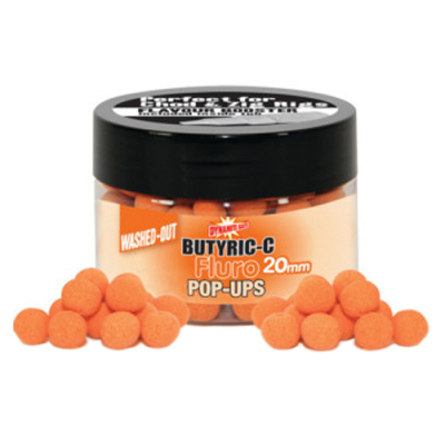Бойлы плав. Dynamite Baits Pop-Ups 20мм. Buteric C fluro washouts (DY616) (маслянистая)