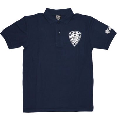 Рубашка Поло Gan Craft Shield Logo Polo Shirt #02-Navy р-р S