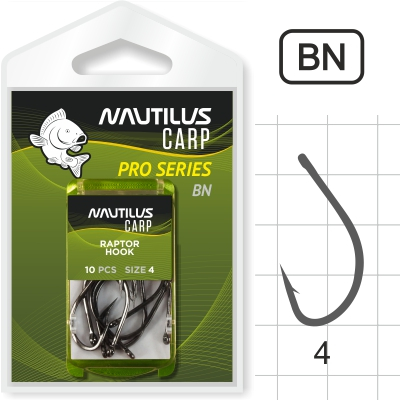 Крючок Nautilus Pro Series Raptor Hook BN #4