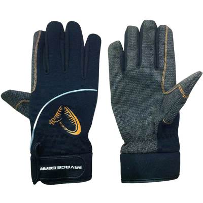 Перчатки защитные Savage Gear Shield Gloves Black черные, р.L, арт.49411