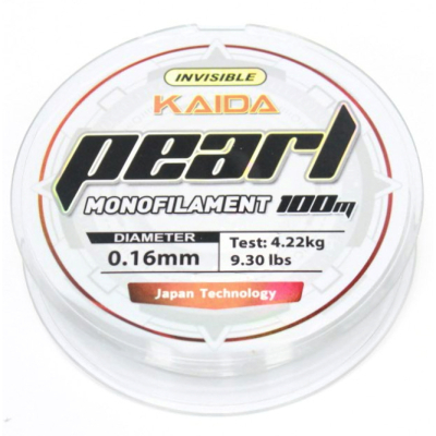 Леска Kaida PEARL прозрачная 100м 0,20мм 6,08кг