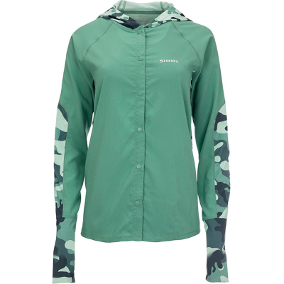 Рубашка Simms Women's BiComp LS Shirt '22, Woodland Camo Avalon, M
