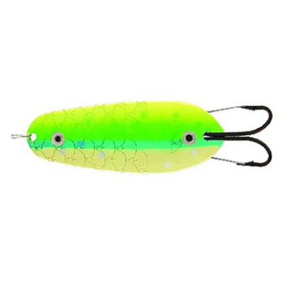 Блесна Kuusamo Rasanen 70/10 (незацеп.) FYe/GR/BLU/W-B