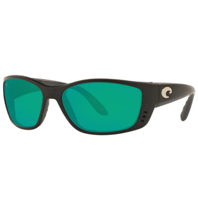 Очки поляризационные Costa Fisch 580P Matte Black Global Fit/Green Mirror 580P, XLarge