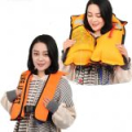 Жилет самонадувной Life Jacket салатовый