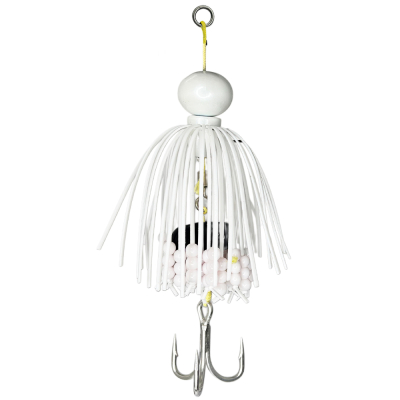 Блесна вертикальная Bat Catfish Teaser 140g. цвет # WHITE, шт