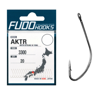 Крючок Fudo AKTR-BN 3301 № 10 (18 шт./уп.)