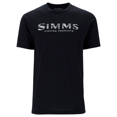Футболка Simms Simms Shroud Fill Logo T-Shirt, Black, S