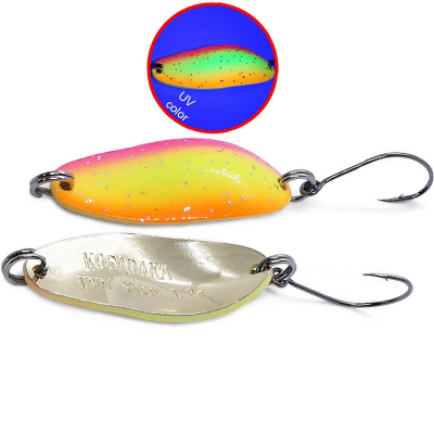 Блесна Kosadaka Trout Police Indi Spoon 3.2g , 32mm, цвет MC10UV