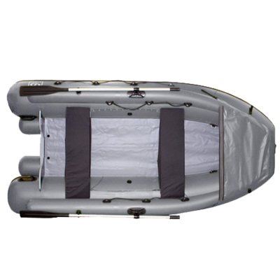 Надувная лодка ПВХ Фрегат M-350 FM Lux  серый