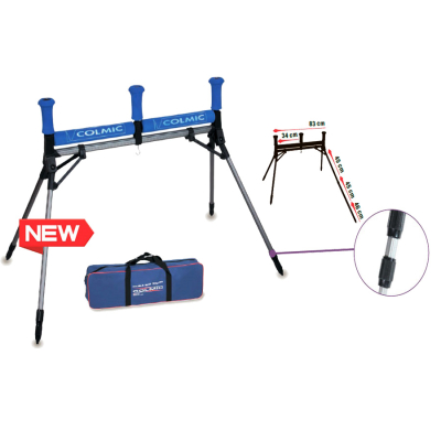 Стойка Colmic Bar Roller: Double 70cm (4 Gambe) (RULA05)