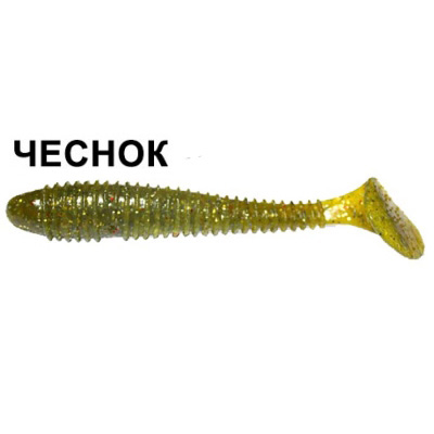 Силиконовая приманка Crazy Fish Vibro Fat 1-71-1-5 чеснок цв. olive