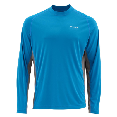 Термофутболка Simms Solarflex LS Crewneck - Solid, Cobalt, M