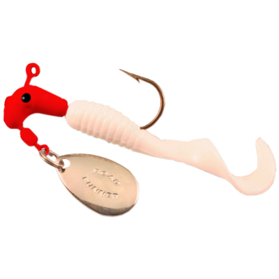 Джиг-спиннер Road Runner PRO Curly-Tail Series вес 1/16 oz,крючок#4, 2шт B2-1602-009