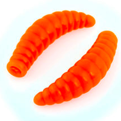 Силиконовая приманка Akara Trout Time MAGGOT 1,6 Shrimp 100 (10 шт.)