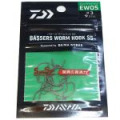 Крючок офсетный Daiwa Bassers Worm Hook SS EWOS 1